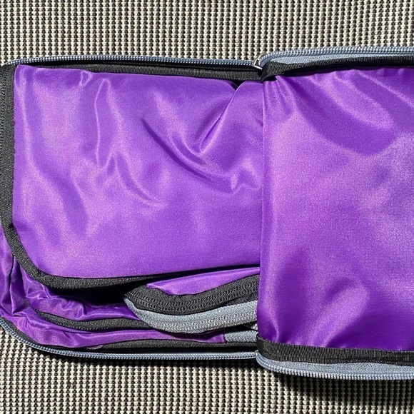 Bagail 4pk Purple Compression Packing Cubes NWT - Picture 2 of 14